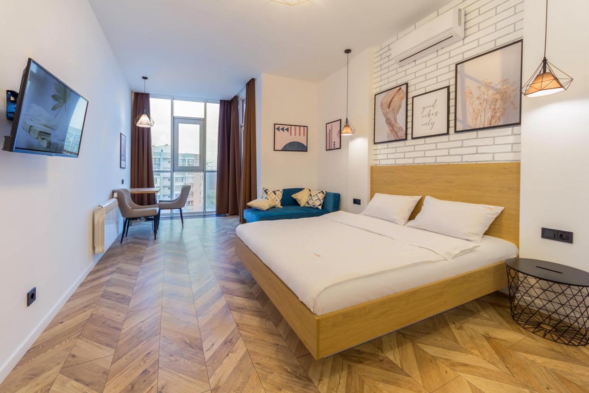 Design Apartments With Panoramic View Kiev Esterno foto